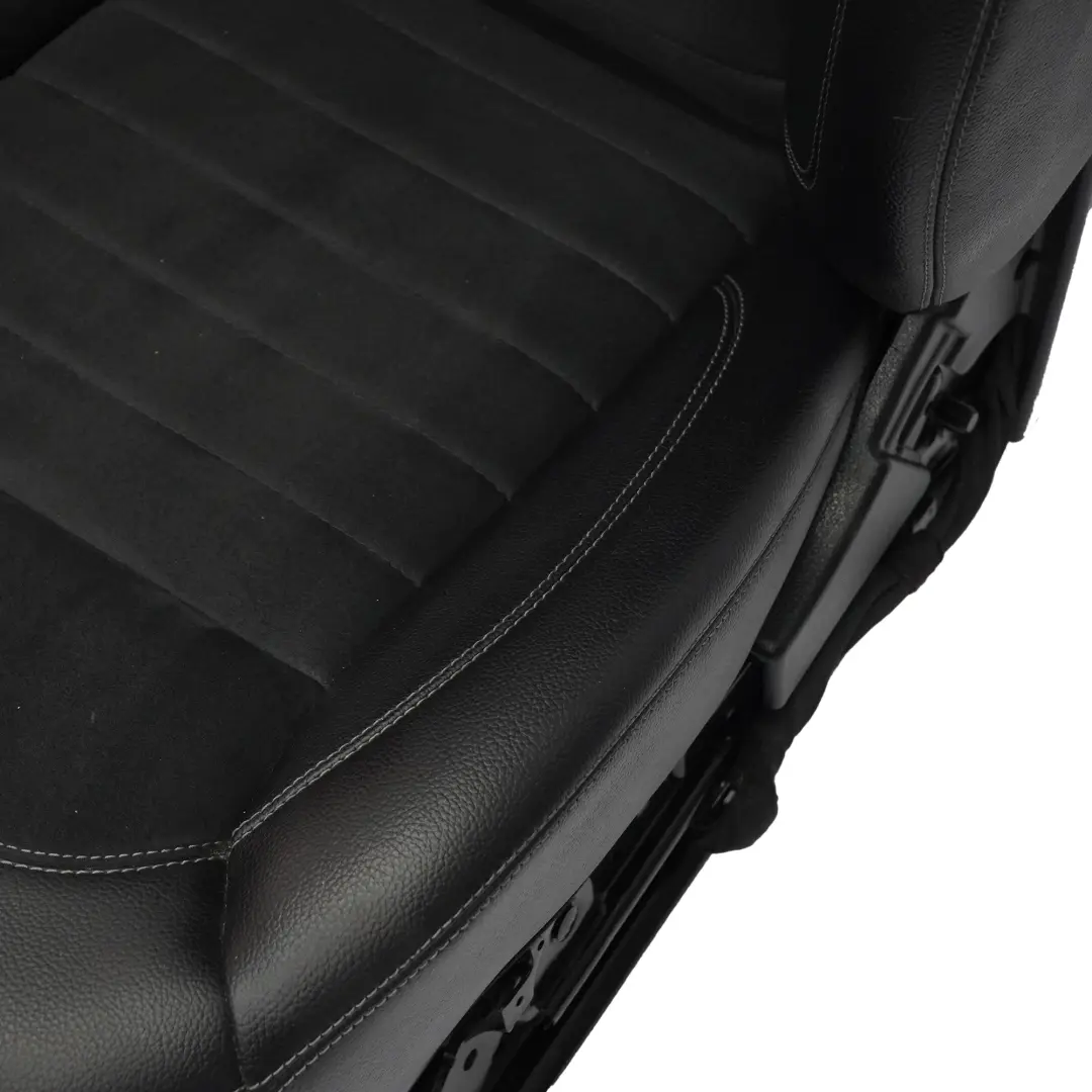 Mercedes ML W166 Asiento Delantero Sport Derecho Tela Imitación Cuero Negro - SKU A1669101047-1 - Número de pieza A1669101047