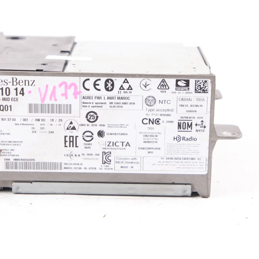 Unité principale Media Player Audio Radio Controller pour Mercedes V177 à propos du numéro de pièce A1679001014 Mercedes V177 Unité principale Media Player Audio Radio Controller - SKU A1679001014 - Numéro de pièce A1679001014