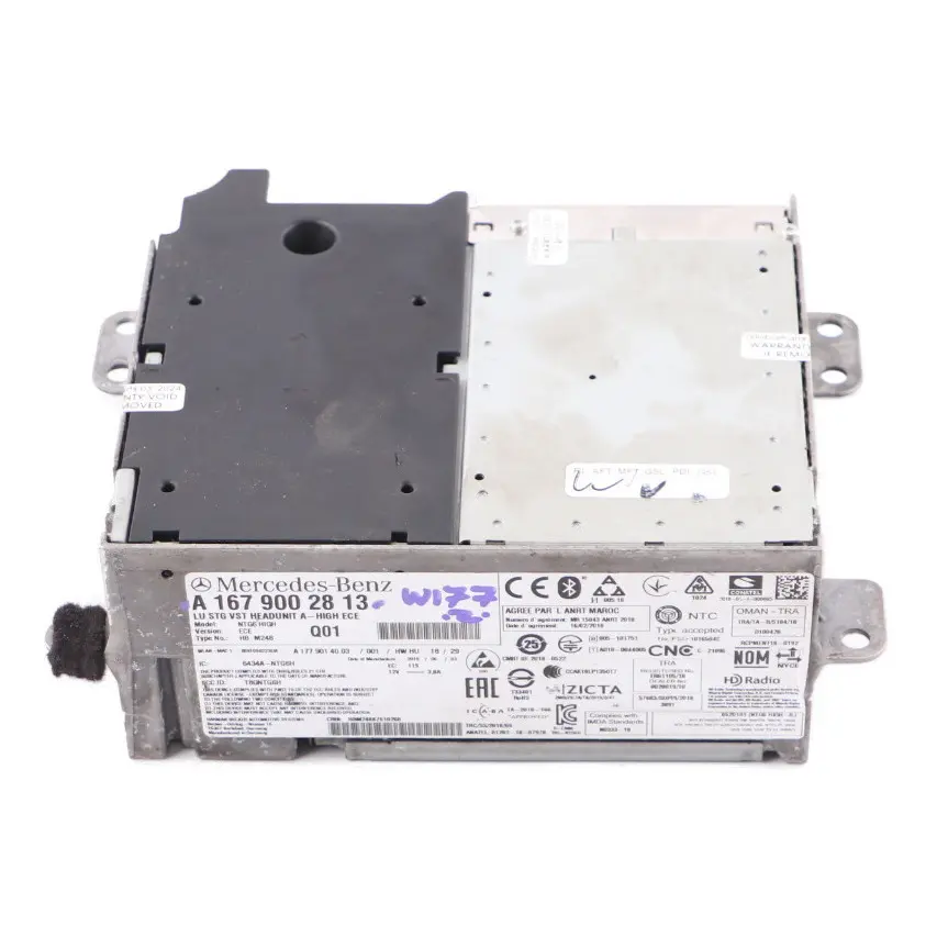 Head Unit Mercedes W177 Audio Stereo Radio Player Control Unit to with Part number A1679002813 Head Unit Mercedes W177 Audio Stereo Radio Player Control Unit - SKU A1679002813 - Part number A1679002813