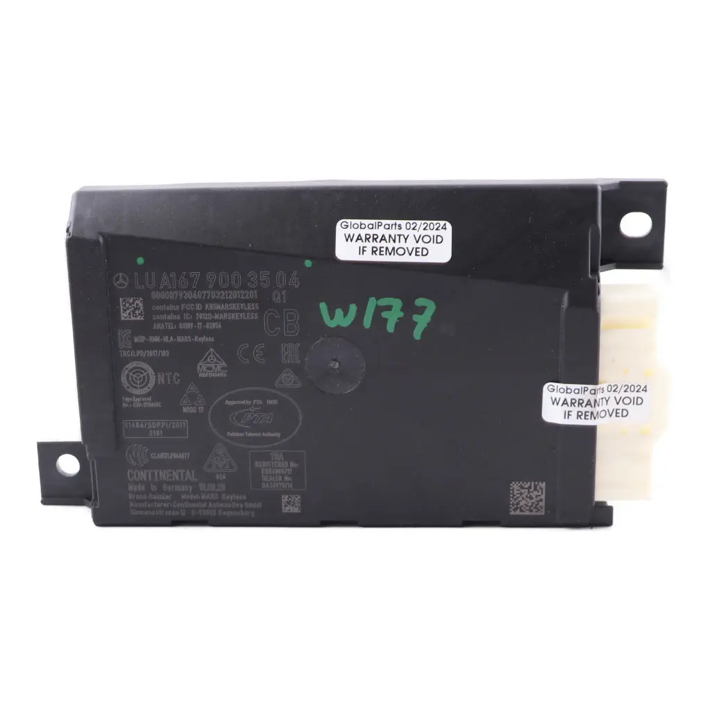 Interruttore accensione Modulo controllo antifurto per Mercedes W177 con numero di parte A1679003504 Mercedes W177 Interruttore accensione Modulo controllo antifurto - SKU A1679003504 - Numero di parte A1679003504