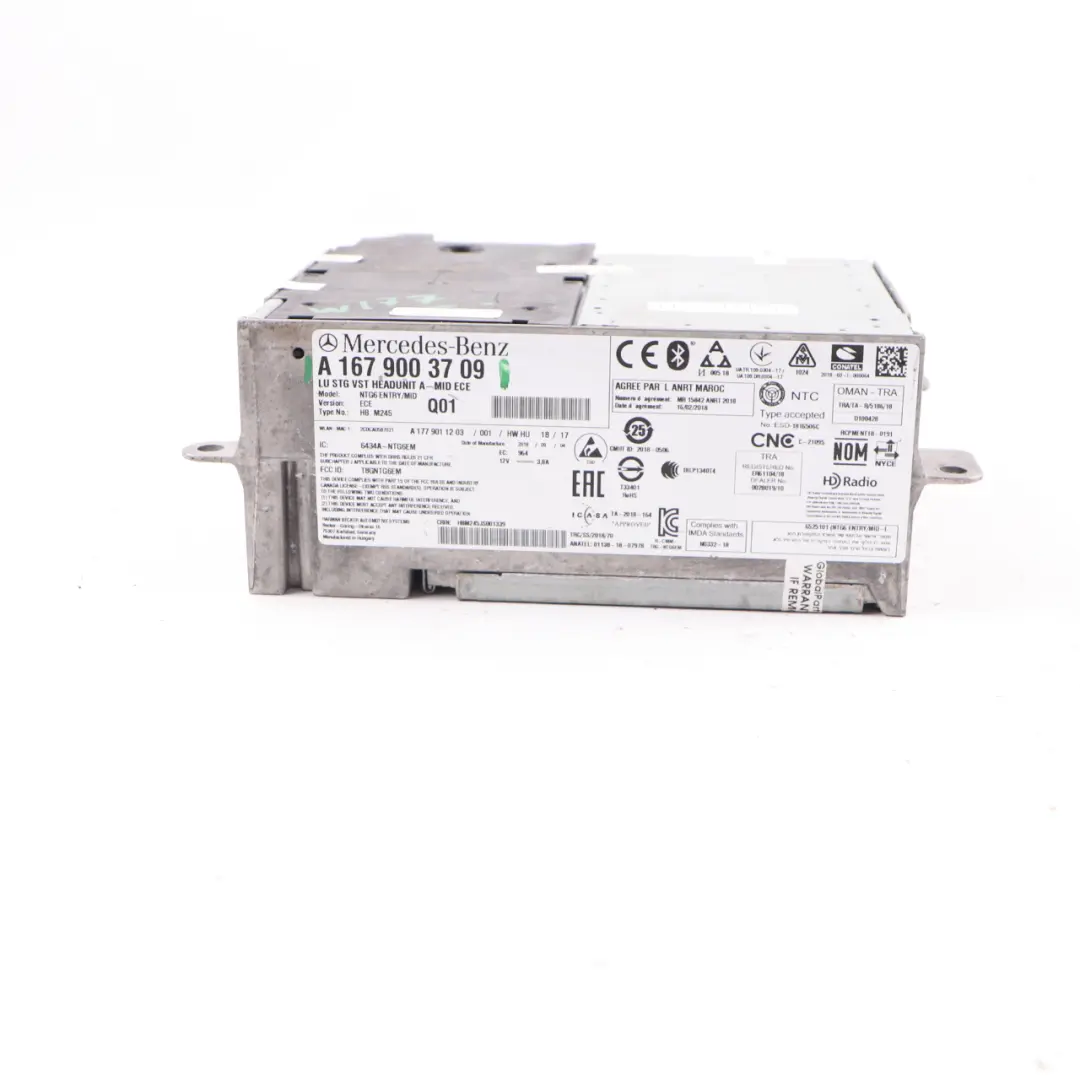 Radio Stereo Nav Navigation Head Unit High Module to Mercedes W177 with Part number A1679003709 Mercedes W177 Radio Stereo Nav Navigation Head Unit High Module - SKU A1679003709 - Part number A1679003709