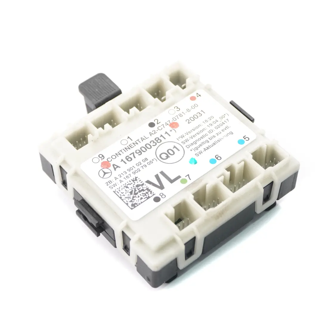 Tür modul Mercedes W205 W213 C253 vorne links Steuergerät ECU - SKU A1679003811 - Teilenummer A1679003811
