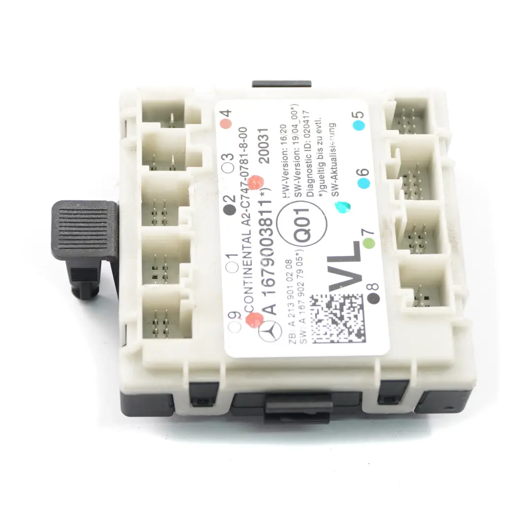  Tür modul Mercedes W205 W213 C253 vorne links Steuergerät ECU - SKU A1679003811 - Teilenummer A1679003811