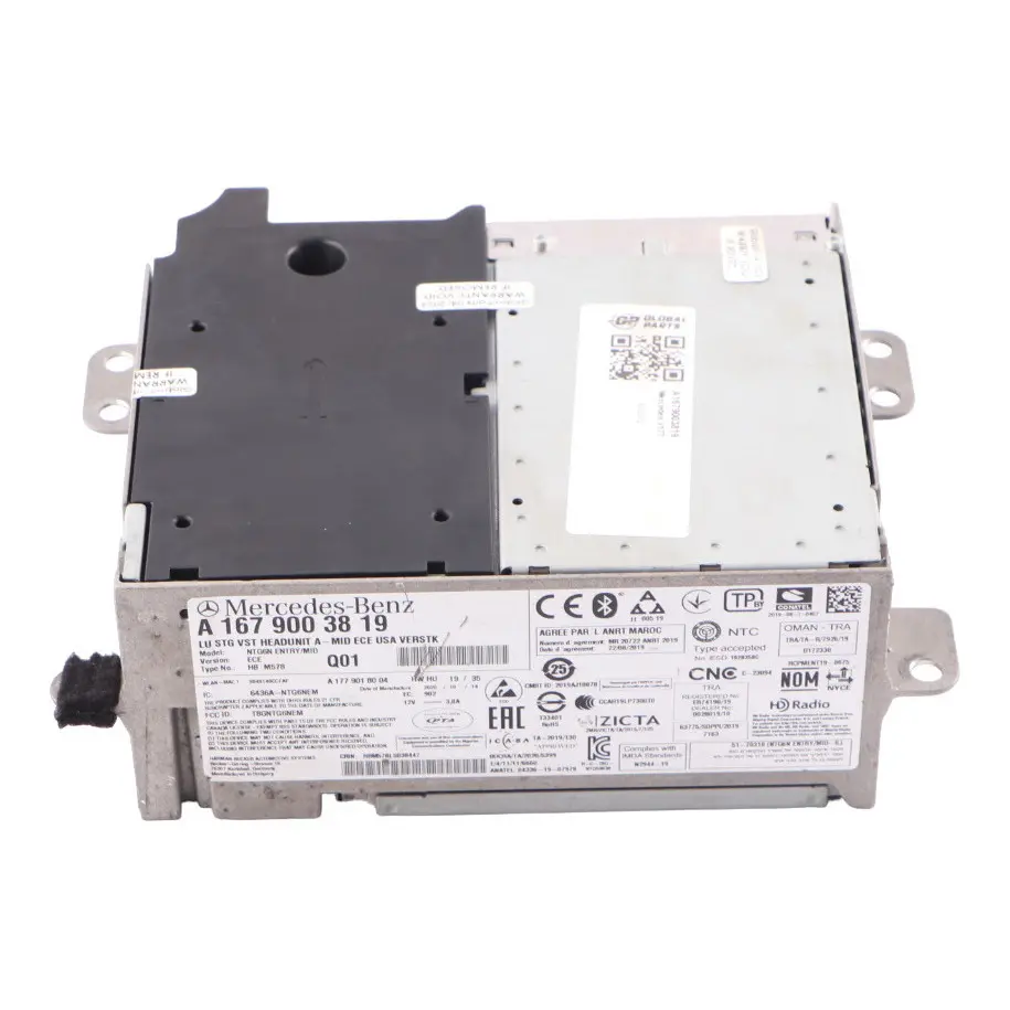 Unité contrôle tête radio pour Mercedes W177 à propos du numéro de pièce A1679003819 Mercedes W177 Unité contrôle tête radio - SKU A1679003819 - Numéro de pièce A1679003819