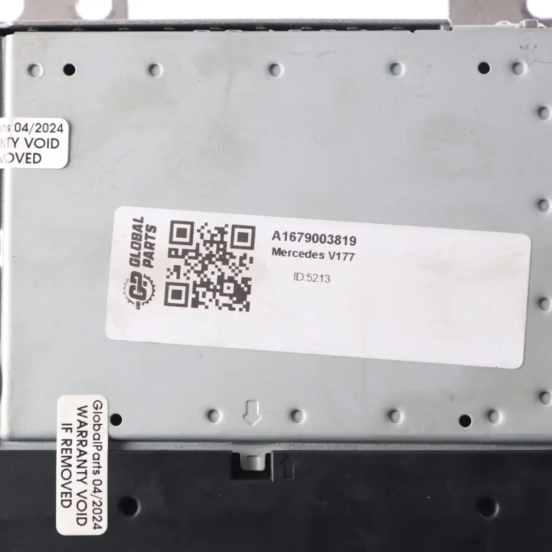 Radio Head Control Unit Mercedes W177 - SKU A1679003819 - Part number A1679003819