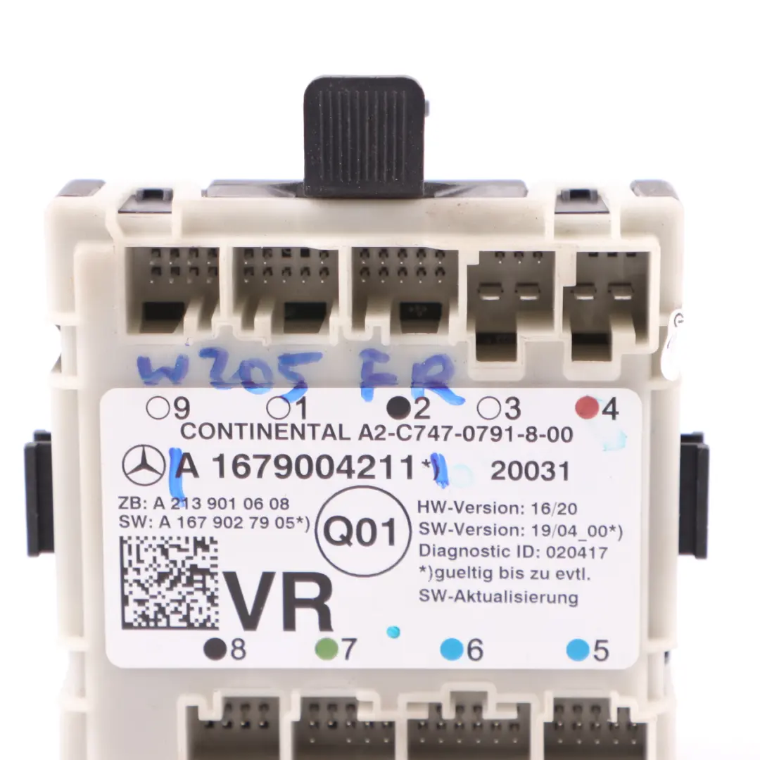 Módulo puerta Mercedes W205 W213 W910 Delantero Derecho Unidad ECU para con número de pieza A1679004211 Módulo puerta Mercedes W205 W213 W910 Delantero Derecho Unidad ECU - SKU A1679004211 - Número de pieza A1679004211