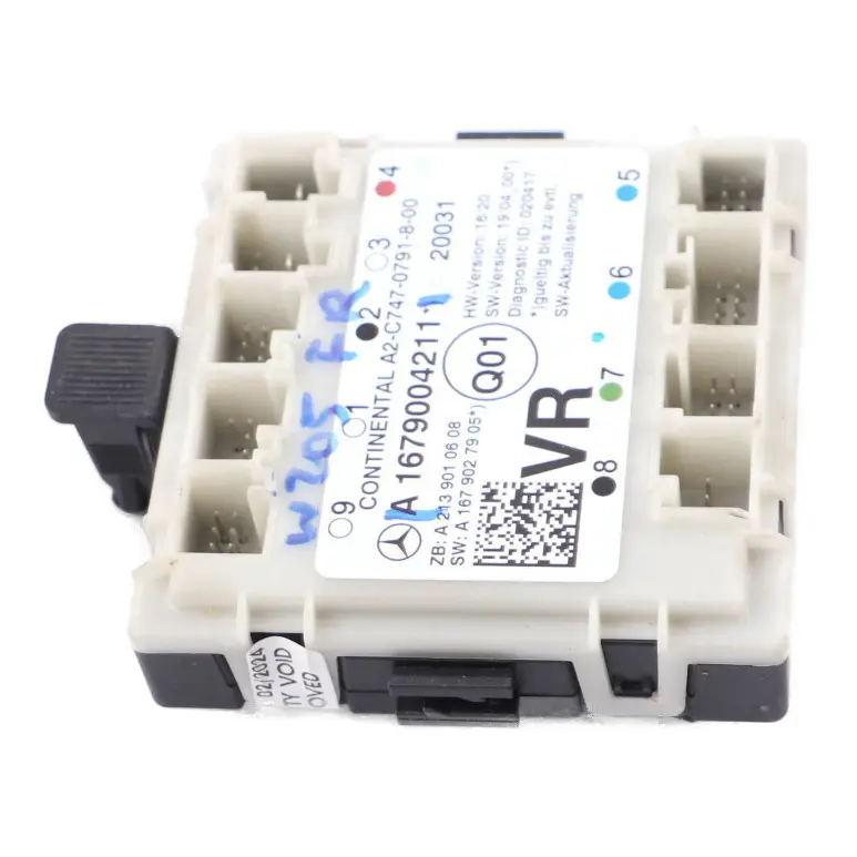 Módulo puerta Mercedes W205 W213 W910 Delantero Derecho Unidad ECU para con número de pieza A1679004211 Módulo puerta Mercedes W205 W213 W910 Delantero Derecho Unidad ECU - SKU A1679004211 - Número de pieza A1679004211