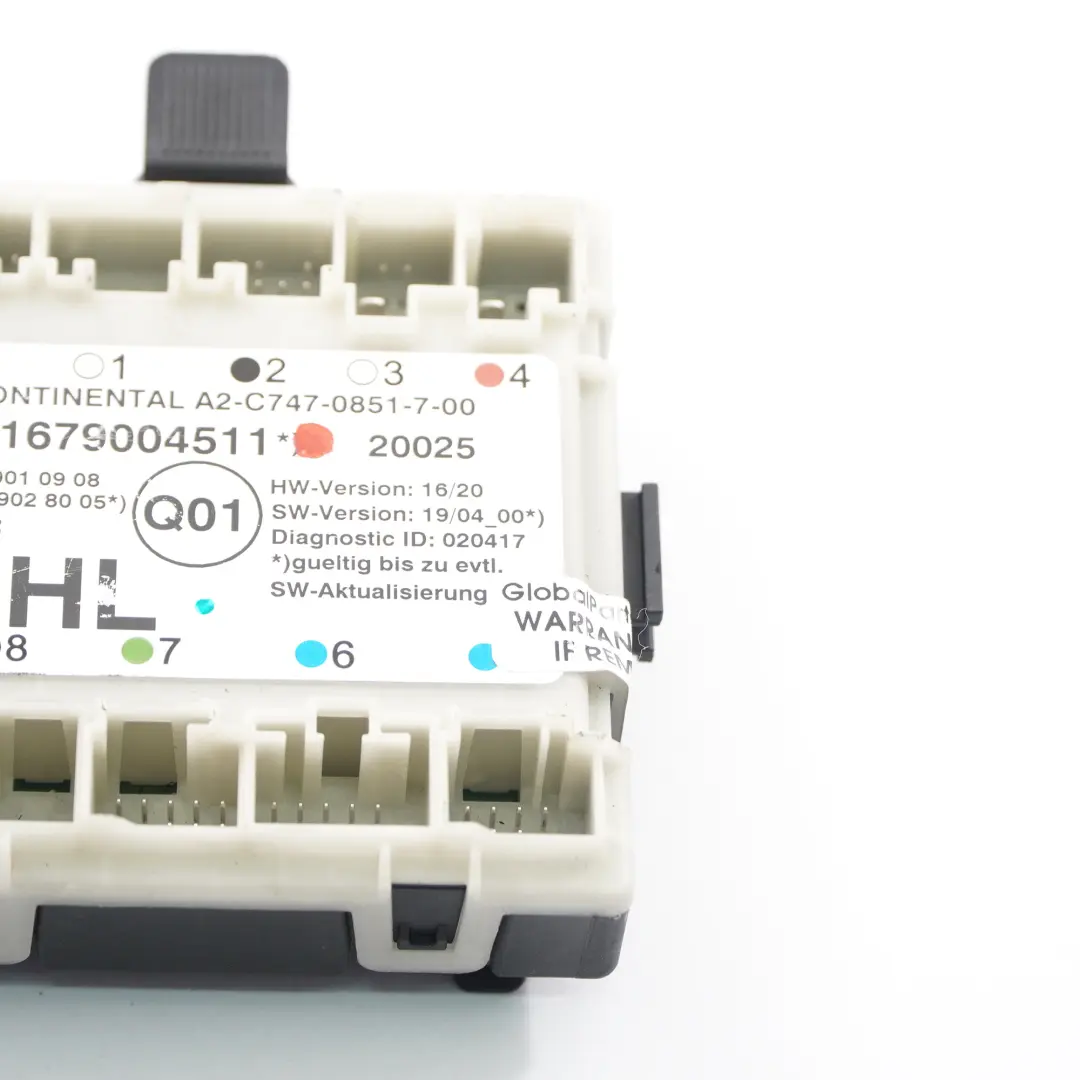  Tür modul Mercedes W205 W213 C253 hinten links Steuergerät ECU - SKU A1679004511 - Teilenummer A1679004511