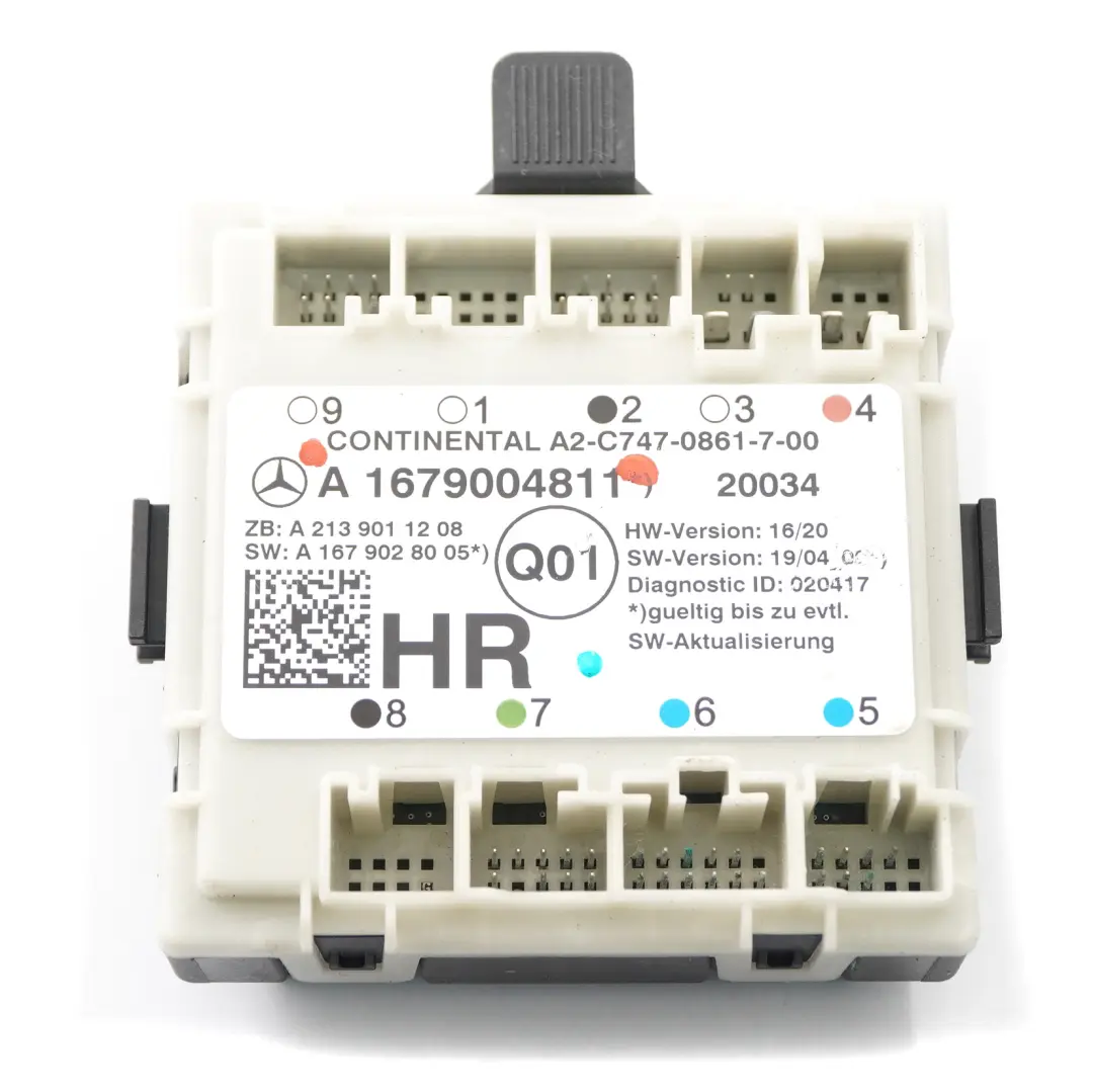  Door Module Mercedes W205 Rear Right O/S Door Control Module - SKU A1679004811 - Part number A1679004811