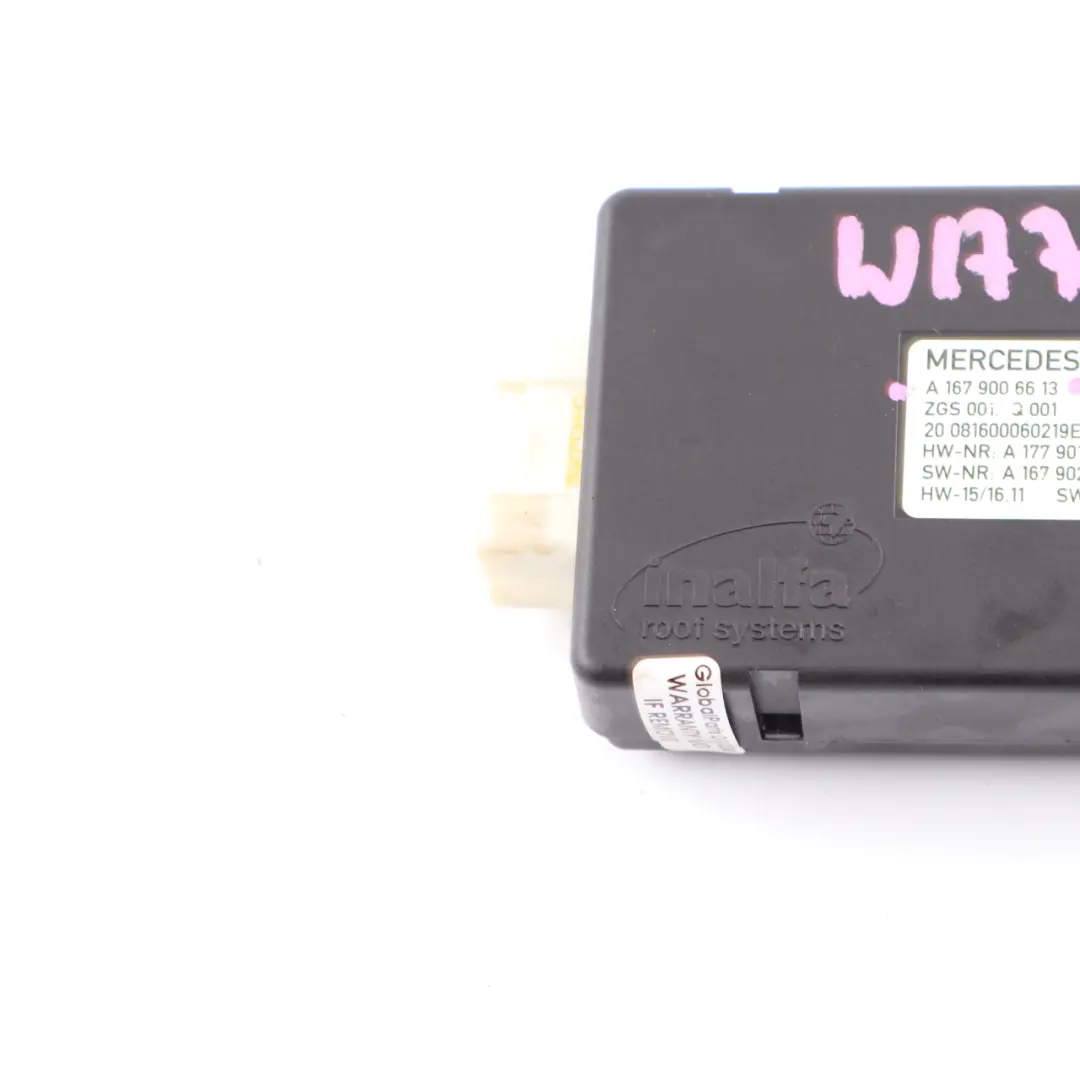 Sliding Roof Module Sunroof Panoramic Control Unit to Mercedes W177 with Part number A1679006613 Mercedes W177 Sliding Roof Module Sunroof Panoramic Control Unit - SKU A1679006613 - Part number A1679006613