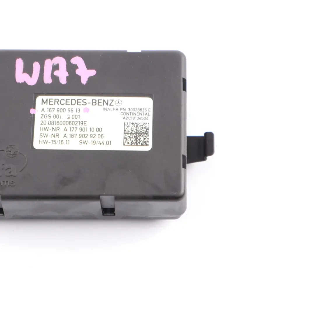 Módulo techo corredizo Unidad control solar panorámico para Mercedes W177 con número de pieza A1679006613 Mercedes W177 Módulo techo corredizo Unidad control solar panorámico - SKU A1679006613 - Número de pieza A1679006613