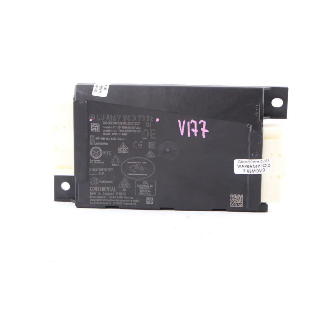 Moduł Sterownik Keyless do Mercedes V177 o numerze A1679007112 Mercedes V177 Moduł Sterownik Keyless - SKU A1679007112 - Numer Części A1679007112