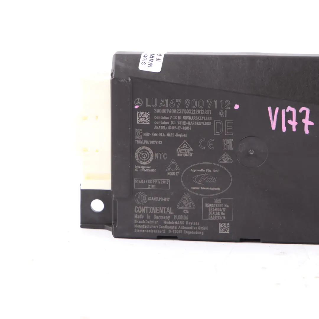 Mercedes V177 Interrupteur Allumage Électronique Télécommande - SKU A1679007112 - Numéro de pièce A1679007112