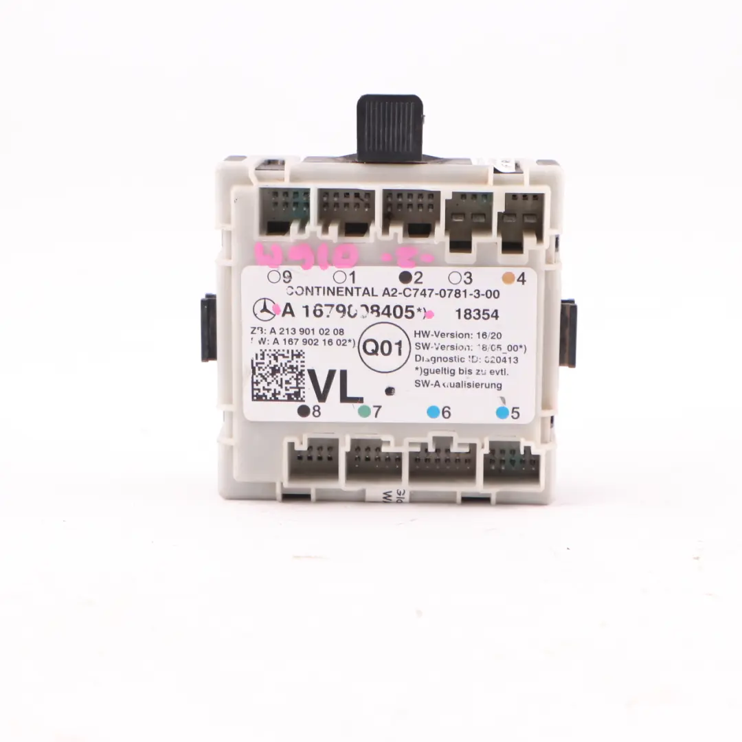 W907 W910 Front Door Module Control Unit Left N/S to Mercedes Sprinter with Part number A1679008405 Mercedes Sprinter W907 W910 Front Door Module Control Unit Left N/S - SKU A1679008405 - Part number A1679008405
