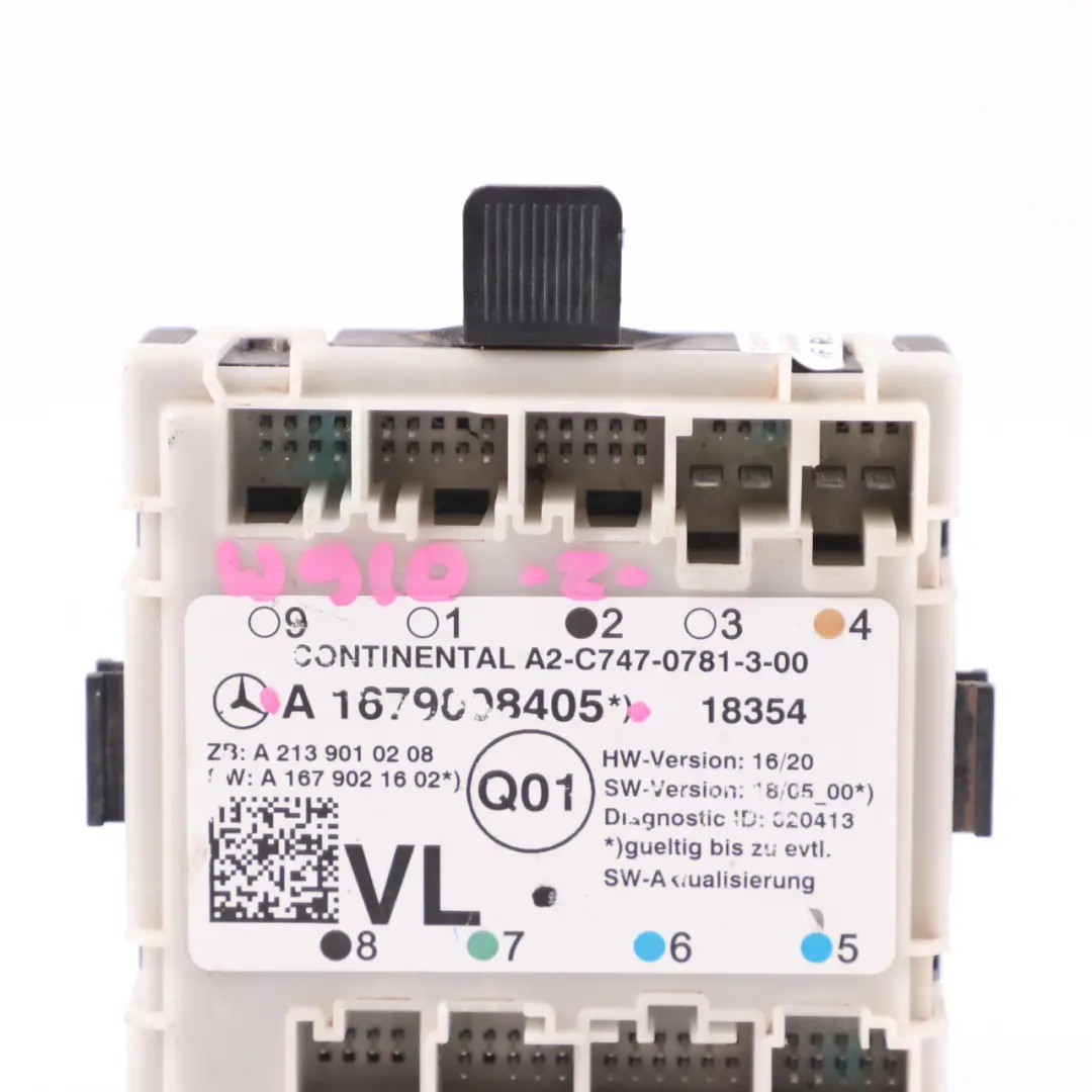 W907 W910 Front Door Module Control Unit Left N/S to Mercedes Sprinter with Part number A1679008405 Mercedes Sprinter W907 W910 Front Door Module Control Unit Left N/S - SKU A1679008405 - Part number A1679008405