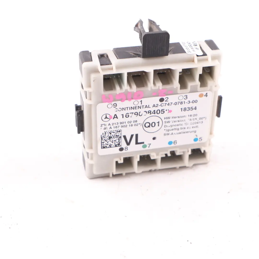 W907 W910 Front Door Module Control Unit Left N/S to Mercedes Sprinter with Part number A1679008405 Mercedes Sprinter W907 W910 Front Door Module Control Unit Left N/S - SKU A1679008405 - Part number A1679008405