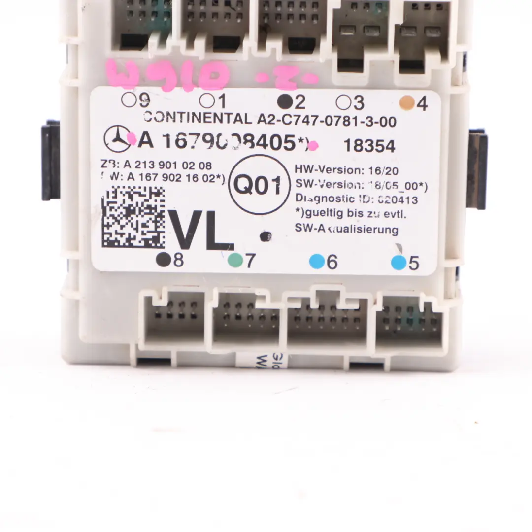 Mercedes Sprinter W907 W910 Front Door Module Control Unit Left N/S - SKU A1679008405 - Part number A1679008405