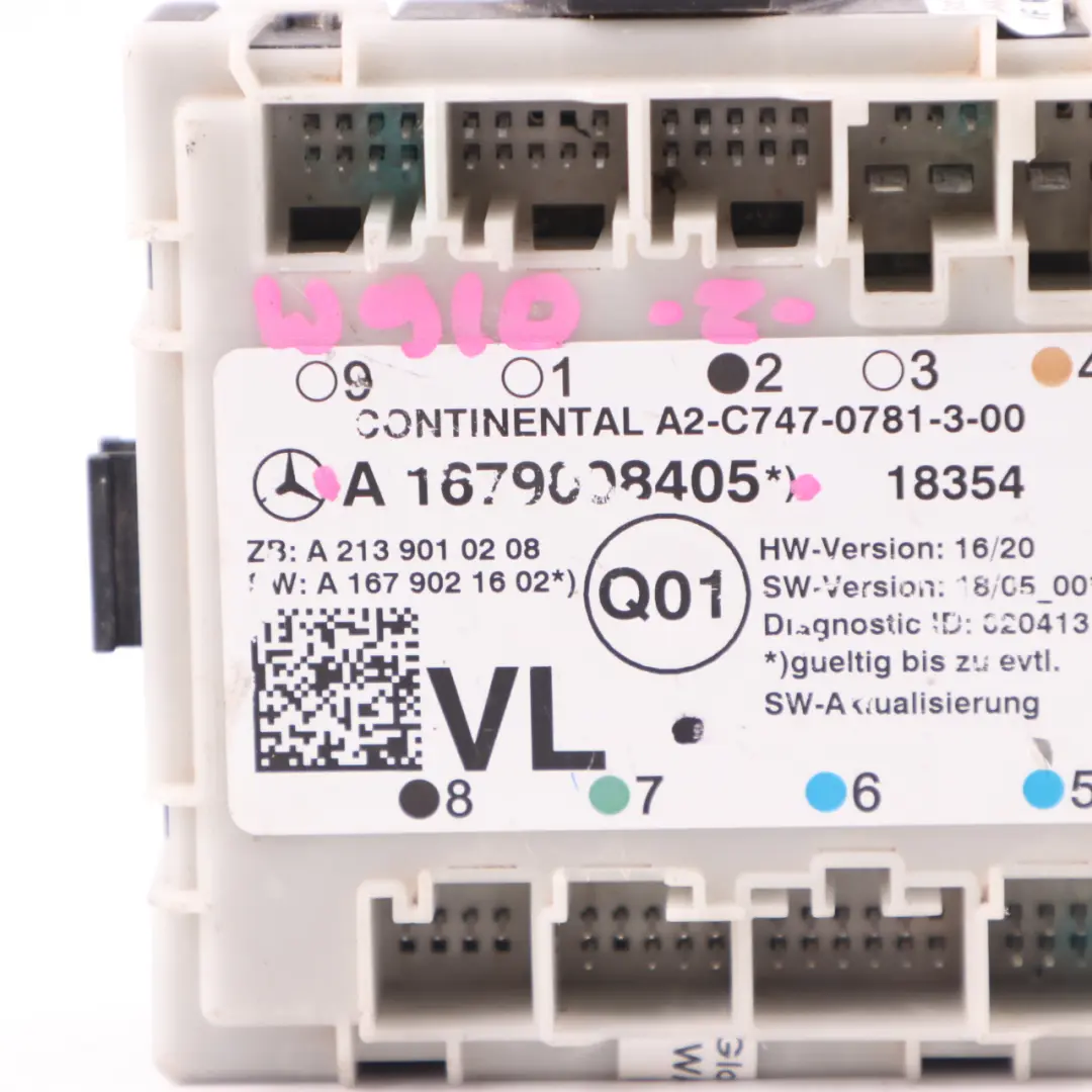 Mercedes Sprinter W907 W910 Front Tür Modul Steuer Gerät Links - SKU A1679008405 - Teilenummer A1679008405