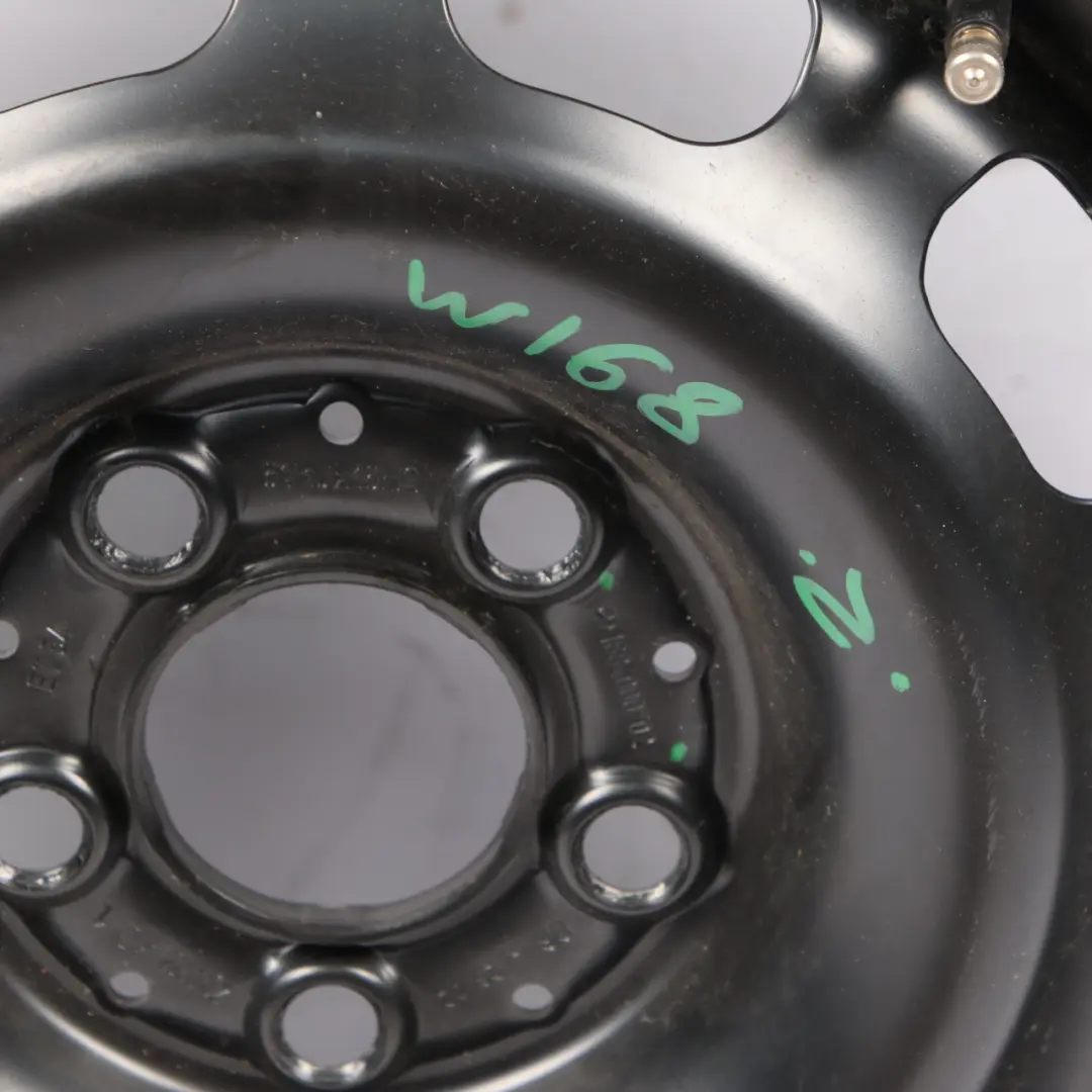 Roue de secours Acier 15" Pneu R15 195/50 pour Mercedes W168 à propos du numéro de pièce A1684000702 Mercedes W168 Roue de secours Acier 15" Pneu R15 195/50 - SKU A1684000702 - Numéro de pièce A1684000702