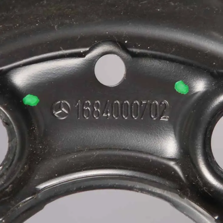 Spare Wheel Steel 15" Tyre R15 195/50 to Mercedes W168 with Part number A1684000702 Mercedes W168 Spare Wheel Steel 15" Tyre R15 195/50 - SKU A1684000702 - Part number A1684000702