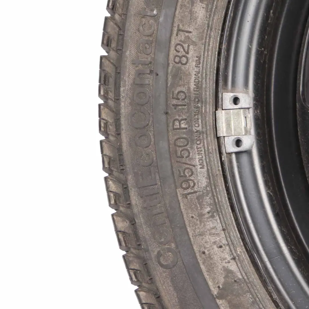 Mercedes W168 Rueda de repuesto Acero 15" Neumático R15 195/50 - SKU A1684000702 - Número de pieza A1684000702