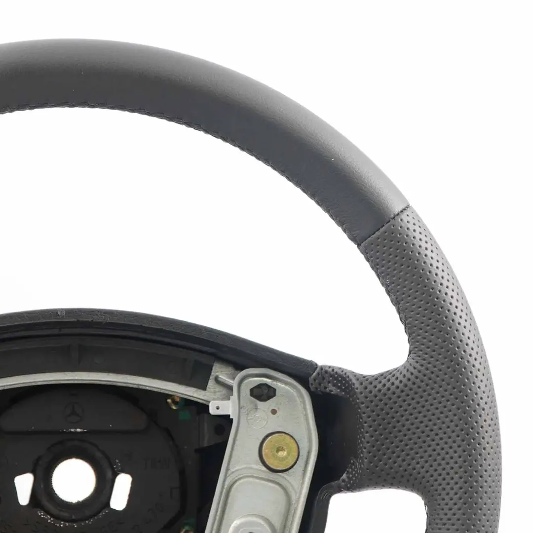Mercedes-Benz A-Class W168 NEW Black Leather Steering Wheel to with Part number A1684600503 Mercedes-Benz A-Class W168 NEW Black Leather Steering Wheel - SKU A1684600503-1 - Part number A1684600503