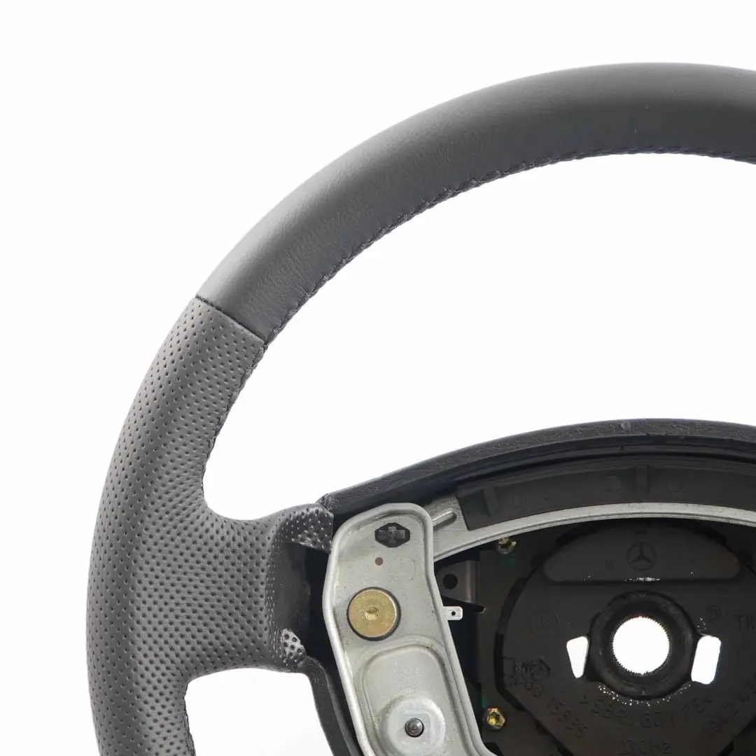 Mercedes-Benz A-Class W168 NEW Black Leather Steering Wheel to with Part number A1684600503 Mercedes-Benz A-Class W168 NEW Black Leather Steering Wheel - SKU A1684600503-1 - Part number A1684600503