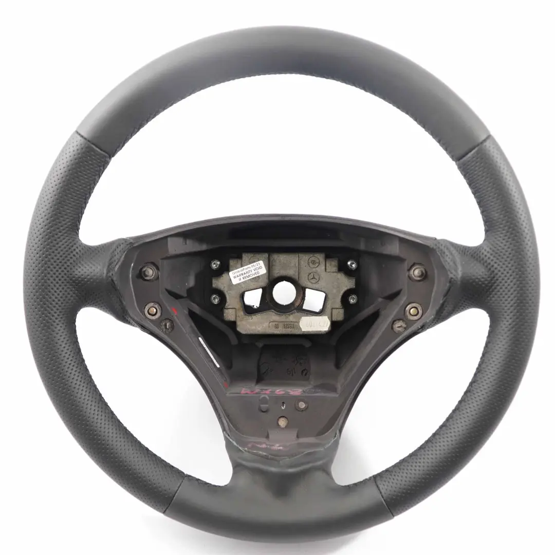 Mercedes-Benz A-Class W168 NEW Leather Steering Wheel with Black Threads to with Part number A1684600803 Mercedes-Benz A-Class W168 NEW Leather Steering Wheel with Black Threads - SKU A1684600803-1 - Part number A1684600803