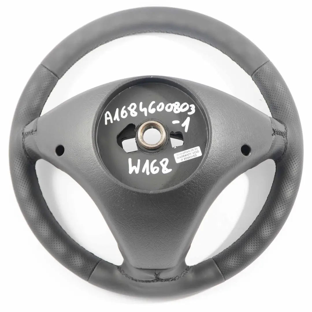  Mercedes-Benz A-Class W168 NEW Leather Steering Wheel with Black Threads - SKU A1684600803-1 - Part number A1684600803