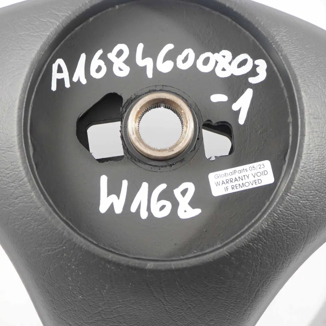  Mercedes-Benz Clase A W168 NUEVO volante de cuero con hilos negros - SKU A1684600803-1 - Número de pieza A1684600803