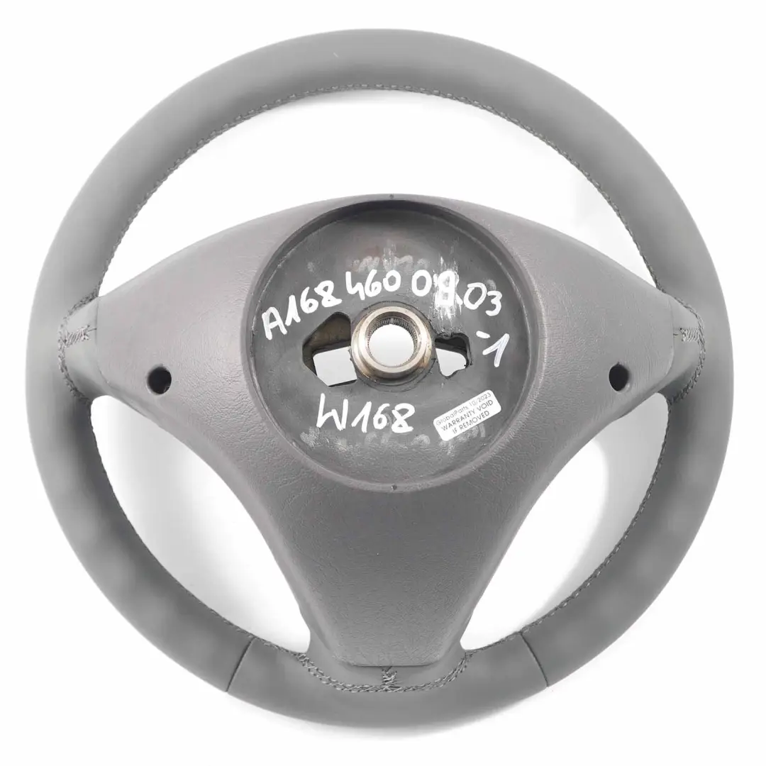 Grey Leather Steering Wheel to Mercedes W168 NEW with Part number A1684600903 Mercedes W168 NEW Grey Leather Steering Wheel - SKU A1684600903-1 - Part number A1684600903