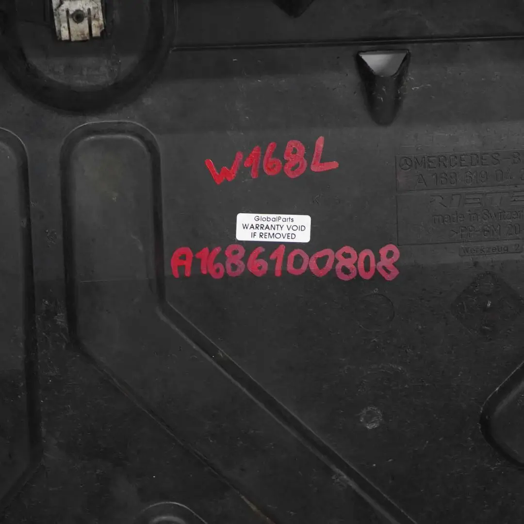 Mercedes W168 Unterbodenschutz Unterfahrschutz Abdeckung Links A1686190438 - SKU A1686100808 - Teilenummer A1686100808