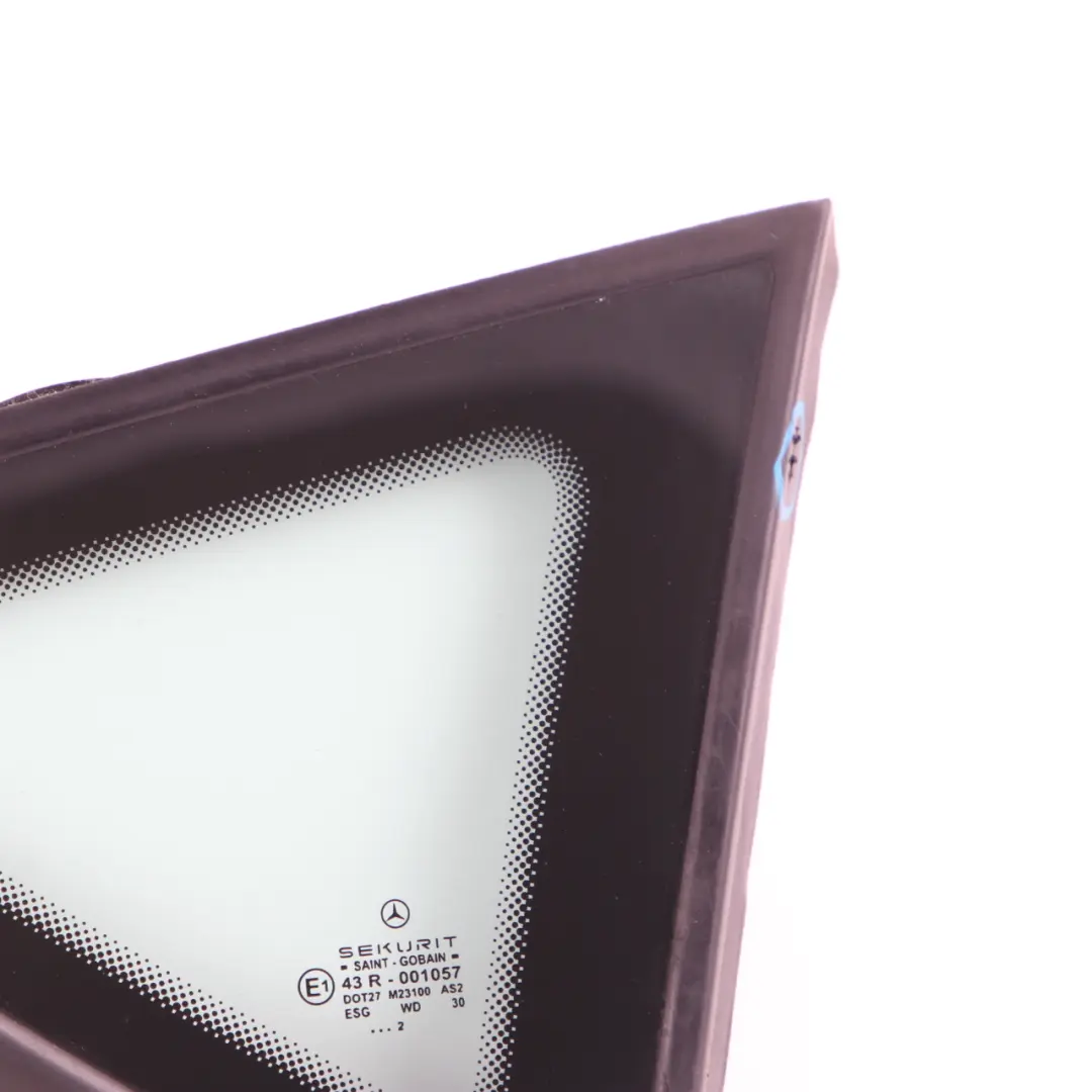 Glass Fixed Quarter Rear Right O/S Window Glazing AS2 to Mercedes W168 with Part number A1686700412 Mercedes W168 Glass Fixed Quarter Rear Right O/S Window Glazing AS2 - SKU A1686700412-1 - Part number A1686700412