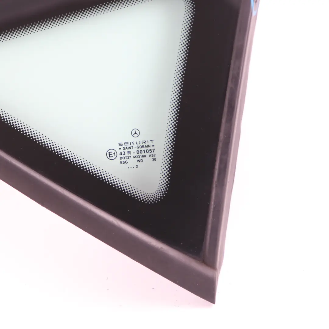 Mercedes W168 Glass Fixed Quarter Rear Right O/S Window Glazing AS2 - SKU A1686700412-1 - Part number A1686700412