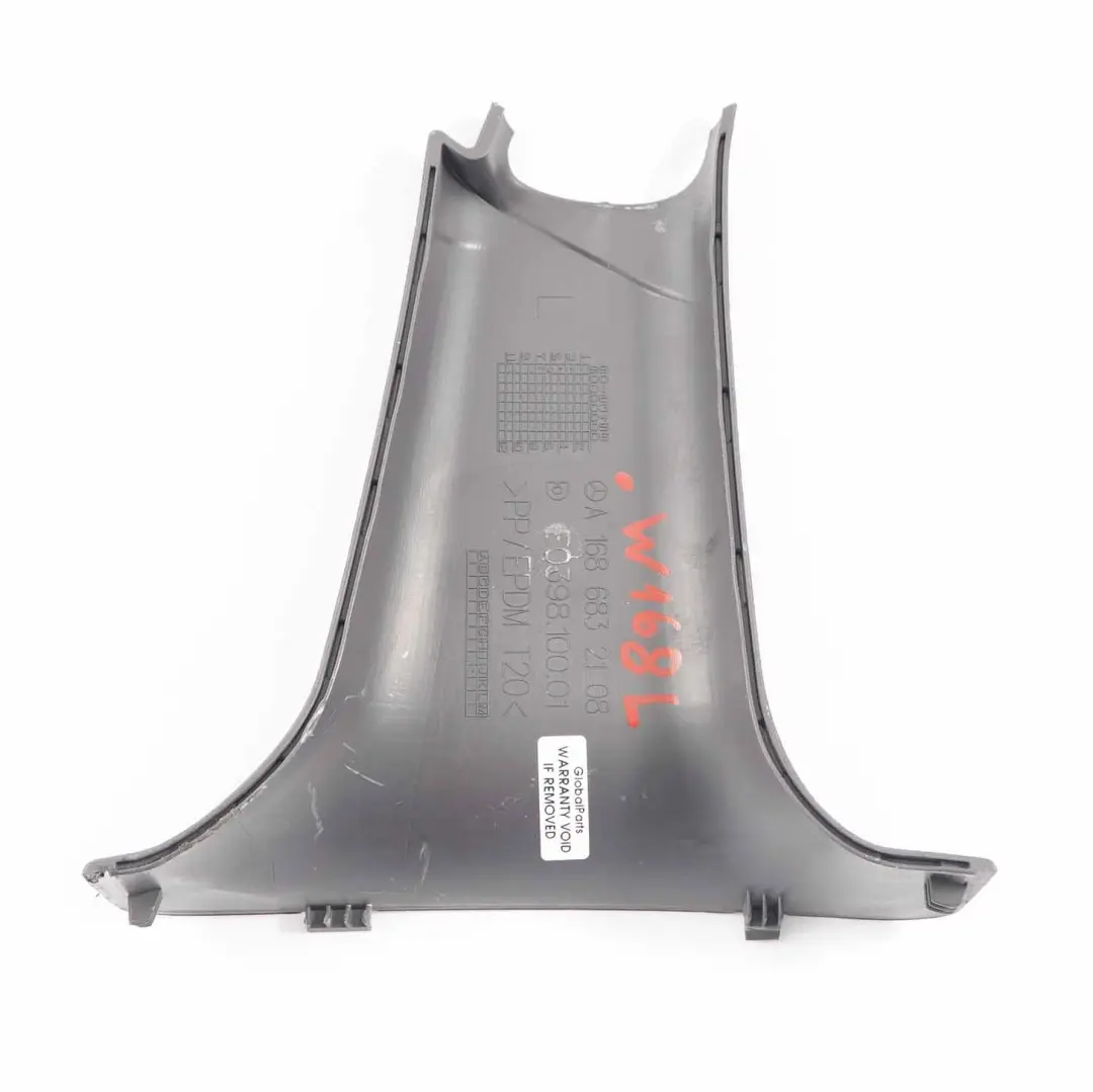 Armrest Cover Mercedes W168 Centre Console Trim Black Panel Left N/S - SKU A1686832108 - Part number A1686832108