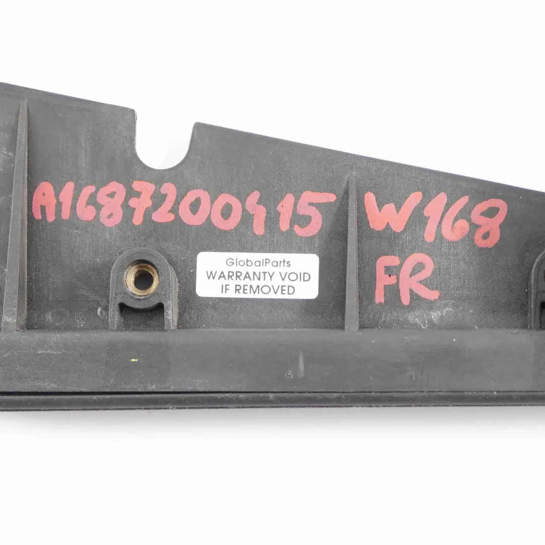 Mercedes W168 Door Window Rail Front Right O/S Glass Rail Guide - SKU A1687200415 - Part number A1687200415
