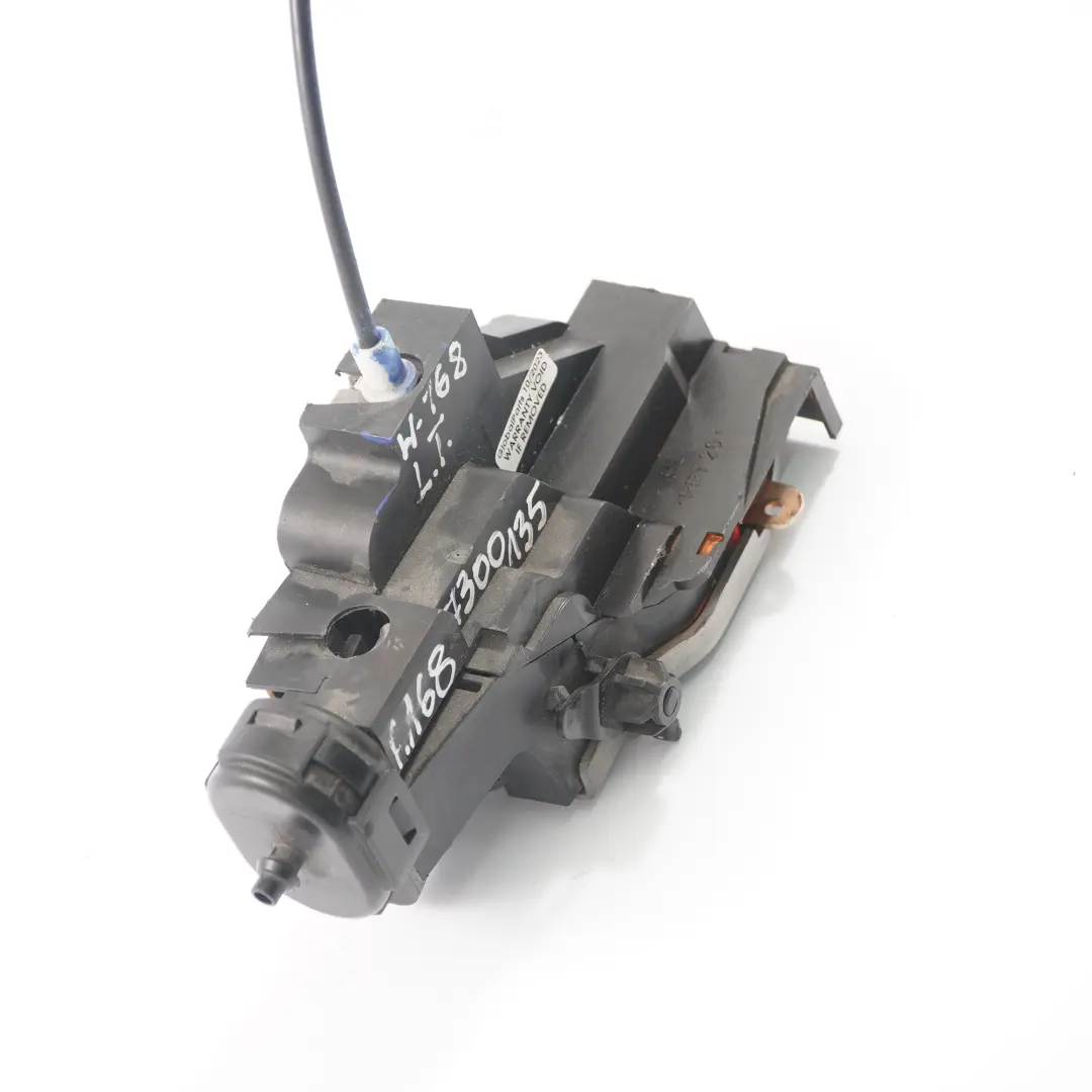 Left Door N/S Lock Latch Mechanism Actuator to Mercedes W168 Rear with Part number A1687301535 Mercedes W168 Rear Left Door N/S Lock Latch Mechanism Actuator - SKU A1687301535 - Part number A1687301535