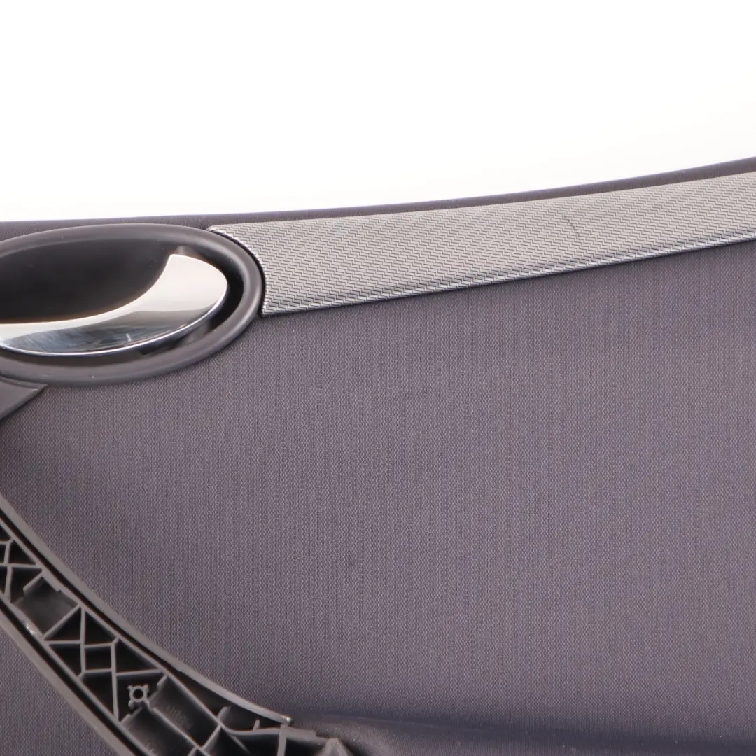 Door Card Rear Right O/S Door Trim Panel Cloth Slate Grey to Mercedes W168 with Part number A1687305070 Mercedes W168 Door Card Rear Right O/S Door Trim Panel Cloth Slate Grey - SKU A1687305070 - Part number A1687305070