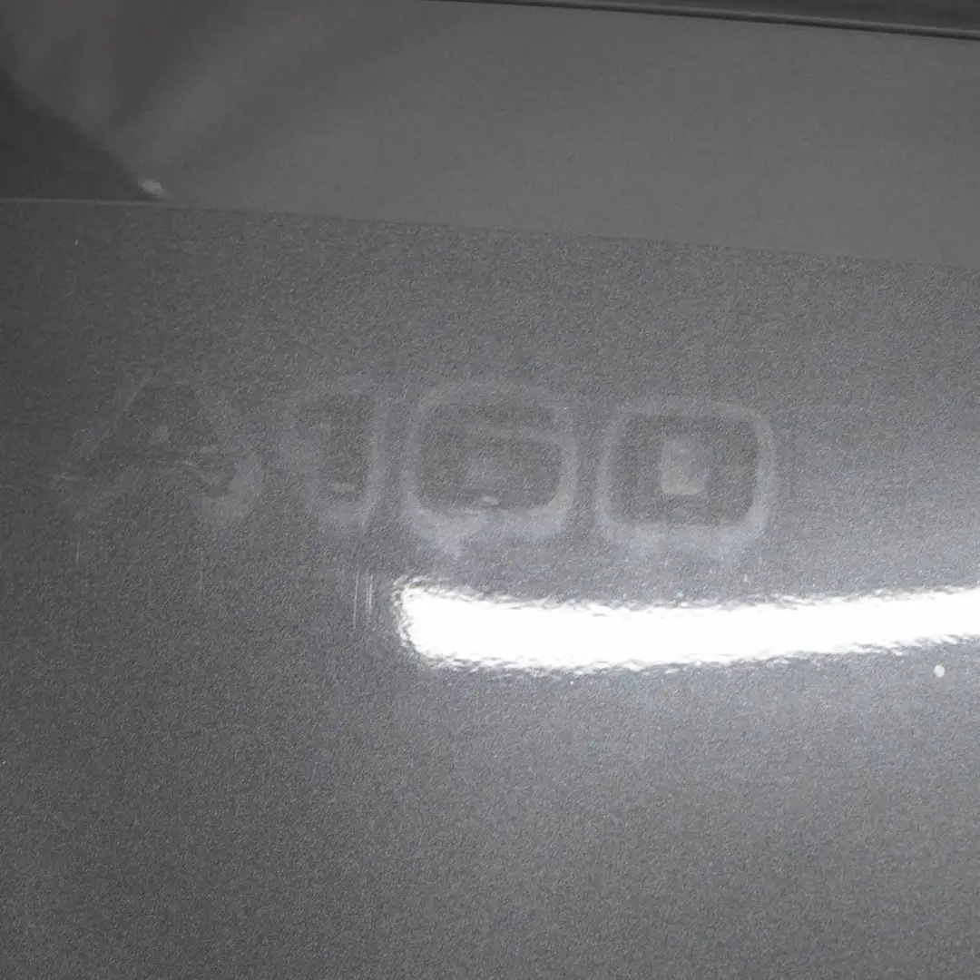 Boot Trunk Lid Tailgate Rear End Meteor Grey Metallic - 195 to Mercedes W168 with Part number A1687405205 Mercedes W168 Boot Trunk Lid Tailgate Rear End Meteor Grey Metallic - 195 - SKU A1687405205-MEG - Part number A1687405205