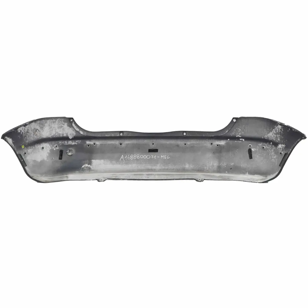 Bumper Trim Panel Meteor Grey Metallic - 195 to Mercedes W168 Rear with Part number A1688800071 Mercedes W168 Rear Bumper Trim Panel Meteor Grey Metallic - 195 - SKU A1688800071-MEG - Part number A1688800071