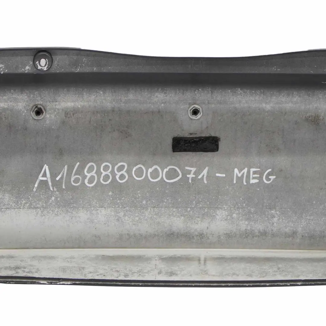 Bumper Trim Panel Meteor Grey Metallic - 195 to Mercedes W168 Rear with Part number A1688800071 Mercedes W168 Rear Bumper Trim Panel Meteor Grey Metallic - 195 - SKU A1688800071-MEG - Part number A1688800071