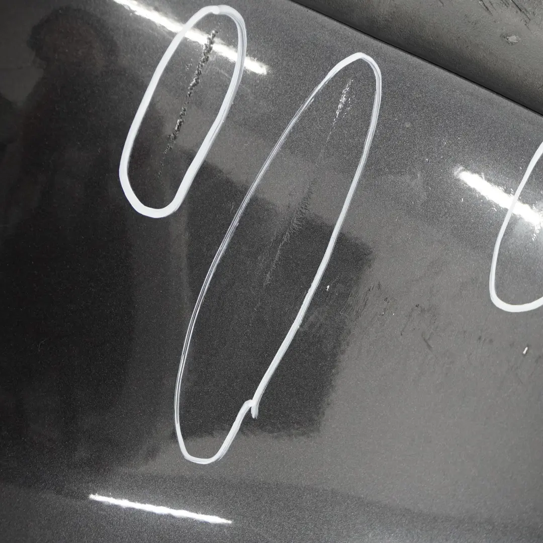 Bumper Trim Panel Meteor Grey Metallic - 195 to Mercedes W168 Rear with Part number A1688800071 Mercedes W168 Rear Bumper Trim Panel Meteor Grey Metallic - 195 - SKU A1688800071-MEG - Part number A1688800071