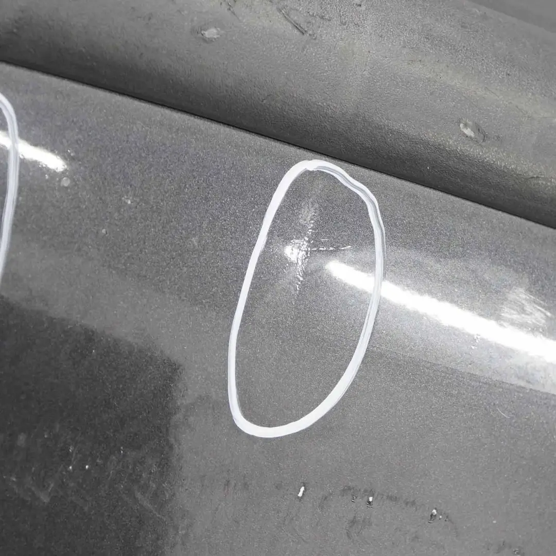 Bumper Trim Panel Meteor Grey Metallic - 195 to Mercedes W168 Rear with Part number A1688800071 Mercedes W168 Rear Bumper Trim Panel Meteor Grey Metallic - 195 - SKU A1688800071-MEG - Part number A1688800071