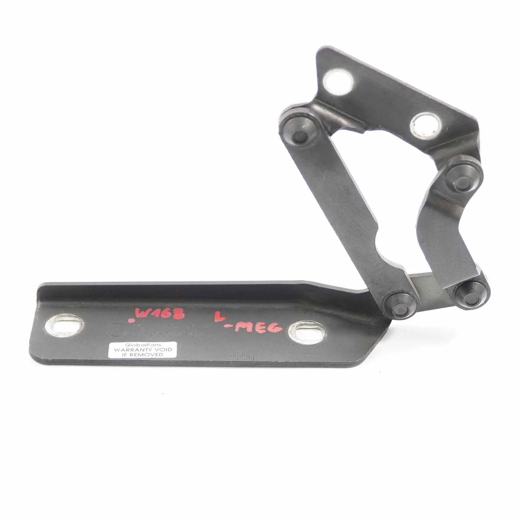 Mercedes W168 Hood Bonnet Hinge Left N/S Front Meteor Grey Metallic - 195