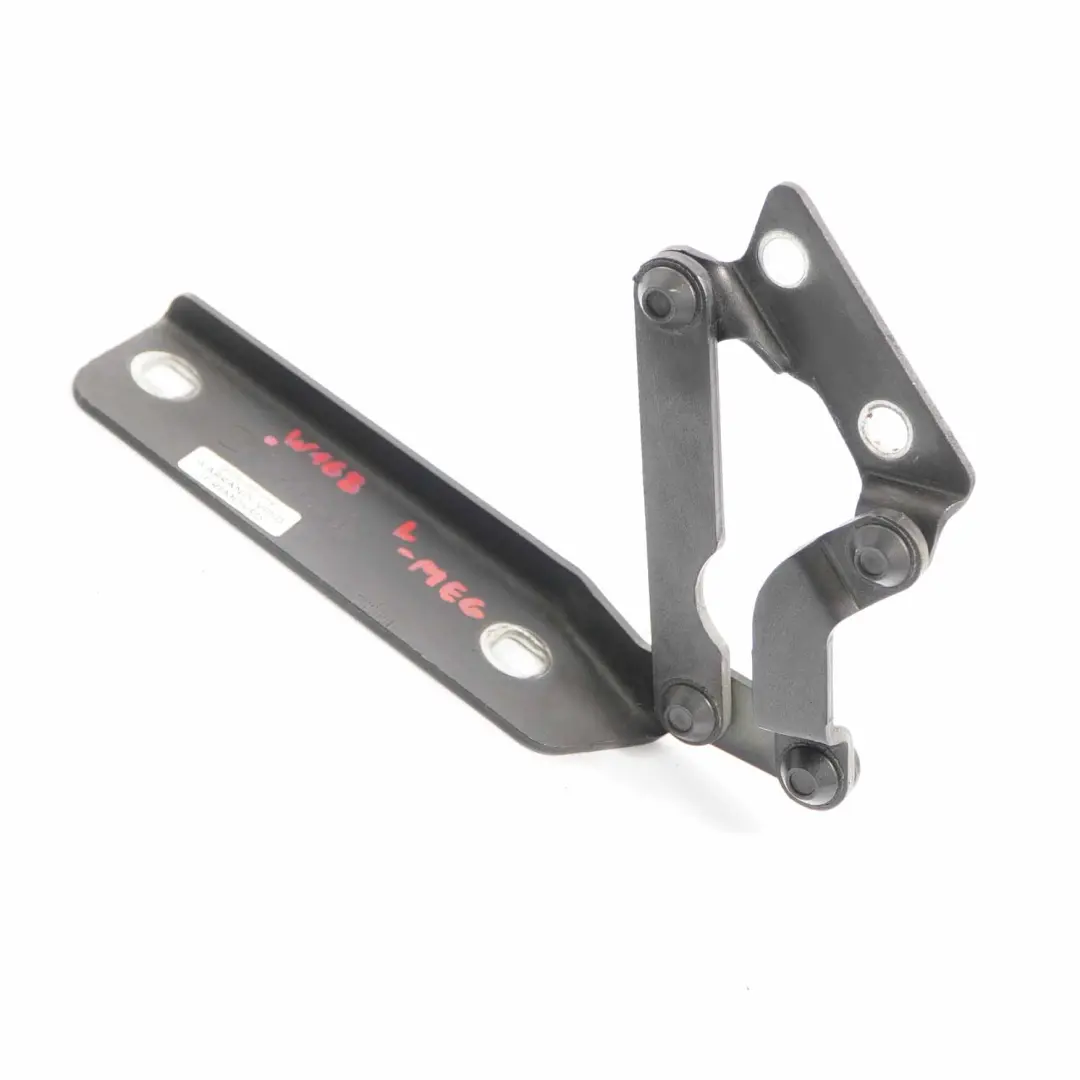 Cerniera Sinistra Cofano Anteriore Meteorgrau - 195 per Mercedes W168 con numero di parte A1688800228 Mercedes W168 Cerniera Sinistra Cofano Anteriore Meteorgrau - 195 - SKU A1688800128-MEG - Numero di parte A1688800228