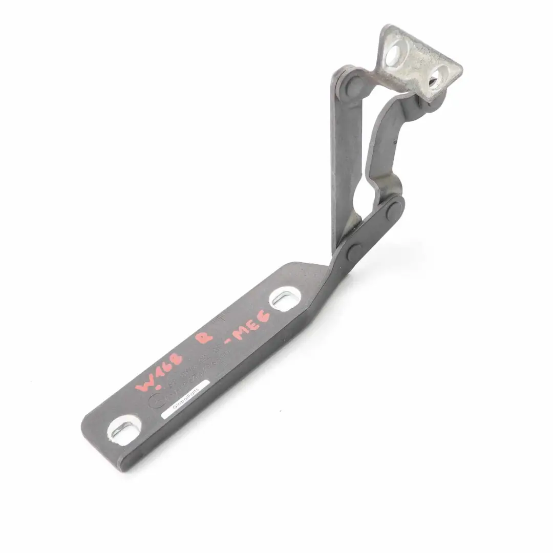 Hood Bonnet Hinge Right O/S Front Meteor Grey Metallic - 195 to Mercedes W168 with Part number A1688800228 Mercedes W168 Hood Bonnet Hinge Right O/S Front Meteor Grey Metallic - 195 - SKU A1688800228-MEG - Part number A1688800228