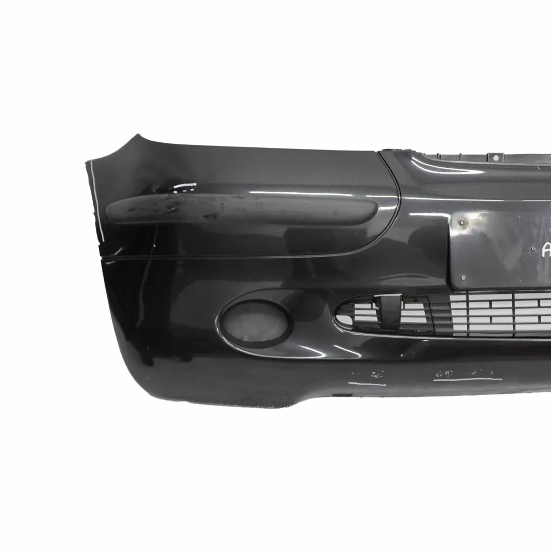 Front Bumper Trim Covering Panel Meteor Grey Metallic - 195 to Mercedes W168 with Part number A1688850025 Mercedes W168 Front Bumper Trim Covering Panel Meteor Grey Metallic - 195 - SKU A1688850025-MEG - Part number A1688850025