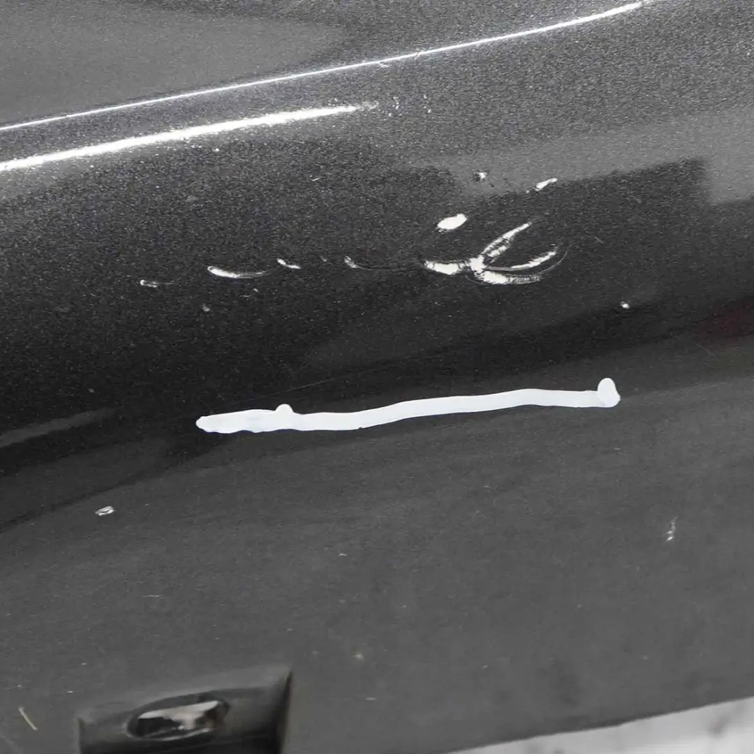 Front Bumper Trim Covering Panel Meteor Grey Metallic - 195 to Mercedes W168 with Part number A1688850025 Mercedes W168 Front Bumper Trim Covering Panel Meteor Grey Metallic - 195 - SKU A1688850025-MEG - Part number A1688850025