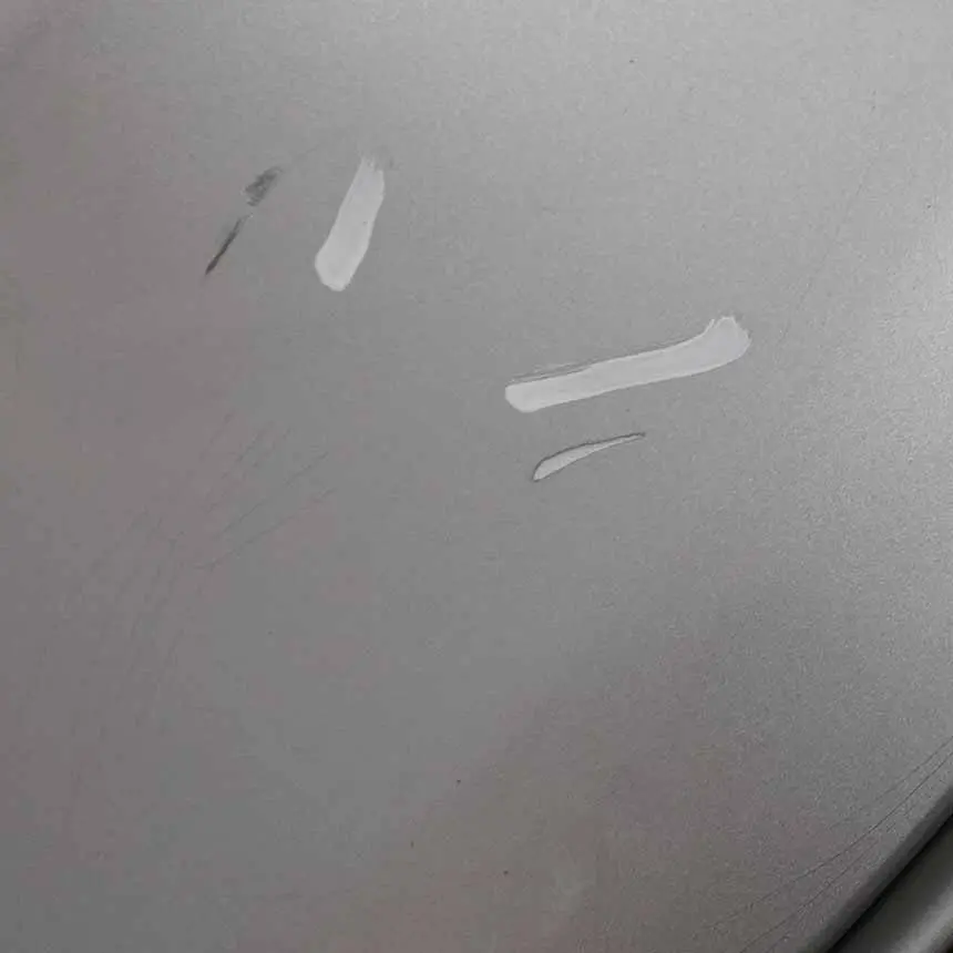 Bumper Trim Panel Polar Silver Metallic - 761 to Mercedes W168 Rear with Part number A1688852625 Mercedes W168 Rear Bumper Trim Panel Polar Silver Metallic - 761 - SKU A1688852625-PLS1 - Part number A1688852625