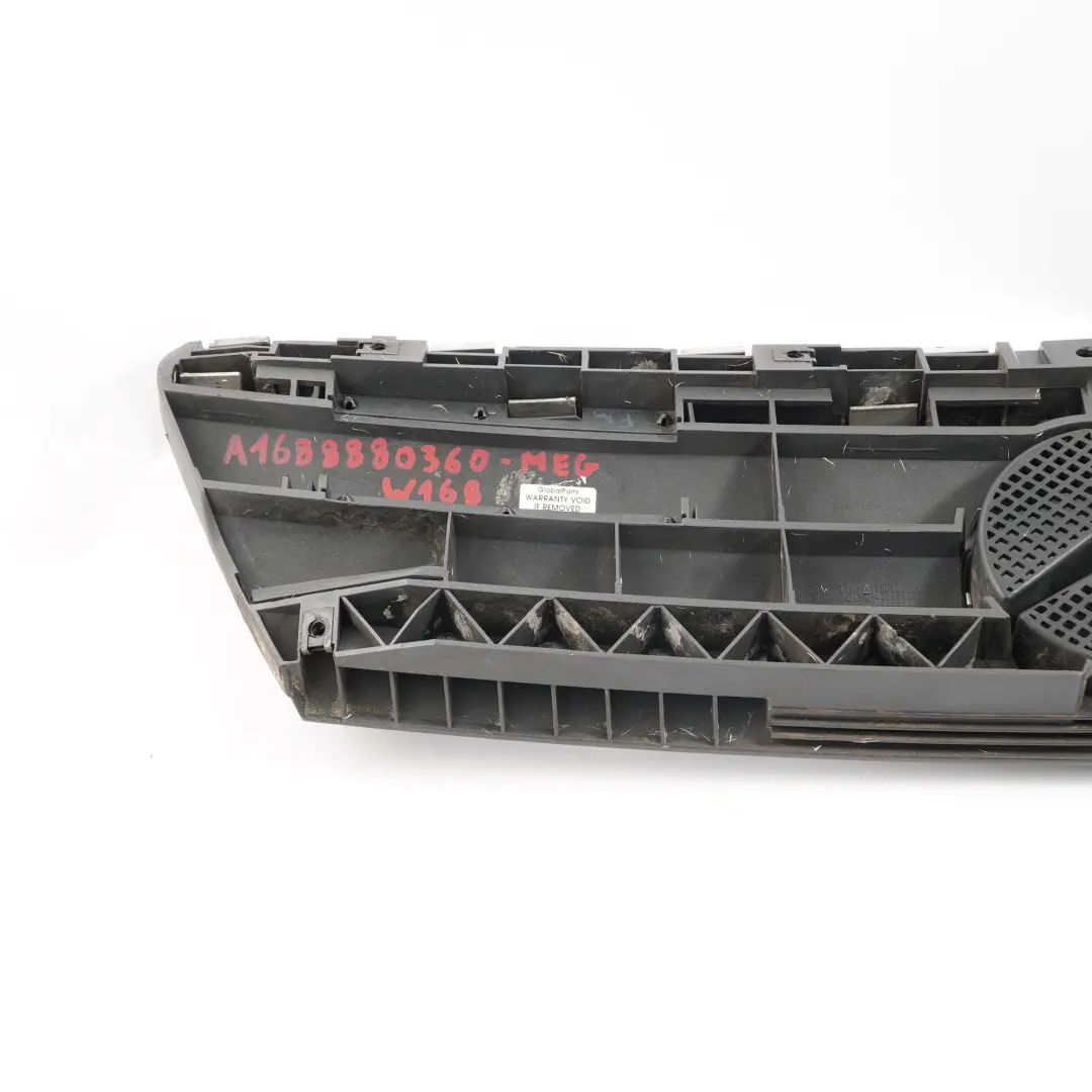 Front Grille Mercedes W168 Hood Bonnet Radiator Meteor Grey Metallic - 195 to with Part number A1688880360 Front Grille Mercedes W168 Hood Bonnet Radiator Meteor Grey Metallic - 195 - SKU A1688880360-MEG - Part number A1688880360